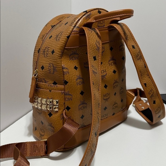 ?Authentic MCM Cognac Backpack- Like New? main image 4
